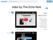 Tablet Screenshot of nest.echonest.com